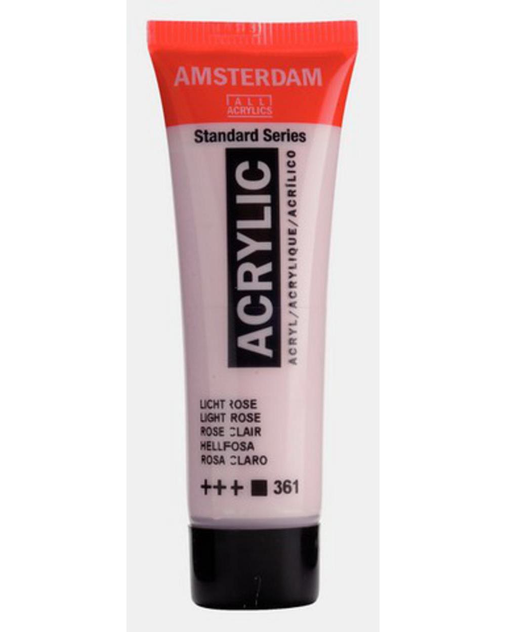 Amsterdam, Acrylic, Art & School, Paint, 20ml, 974510, Light Rose